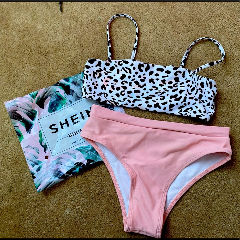 Girls SHEIN Bikini size 140 (worn at 12).